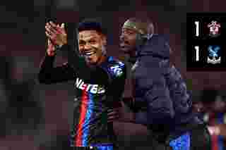 2 minute highlights: Southampton 1-1 Crystal Palace