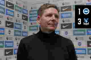 Glasner discusses first Brighton win