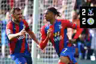 Match Action: Crystal Palace 2-2 Leicester City