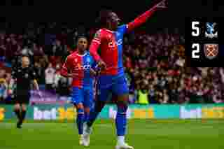 Two-minute highlights: Crystal Palace 5-2 West Ham 