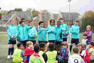 Palace U12s in World War 1 Education Project ahead of Truce Tournament