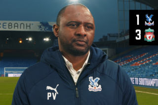 Patrick Vieira gives his post-match reaction to Palace TV