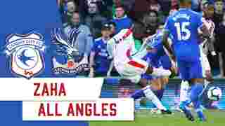 Wilfried Zaha v Cardiff City | All Angles