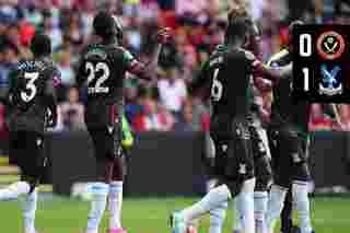 Match Action: Sheffield United 0-1 Crystal Palace