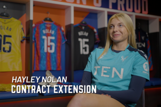Hayley Nolan signs new contract with Palace!