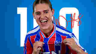 Molly Sharpe on 100 Palace appearances
