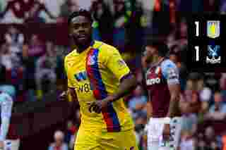 Match Action: Aston Villa 1-1 Crystal Palace