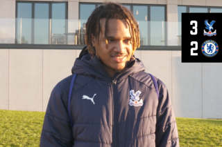 John-Kymani Gordon talks after scoring twice for u23s against chelsea