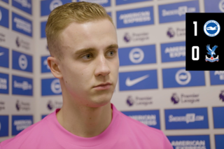 Joe Witworth speaks to PalaceTV after making his Premier League debut