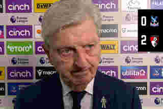 Roy Hodgson's thoughts after home loss to Bournemouth