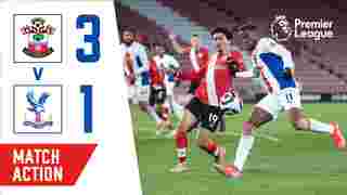Southampton 3-1 Crystal Palace | Match Action
