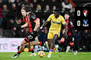 Match Action: AFC Bournemouth 0-0 Crystal Palace