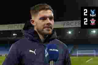 Jack Butland speaks to Palace TV after starting against Saints