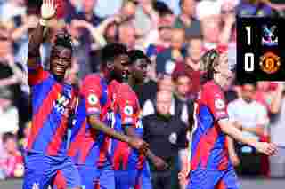 Match Action: Crystal Palace 1-0 Manchester United