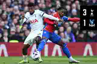 2 minute highlights: Tottenham Hotspur 3-1 Crystal Palace