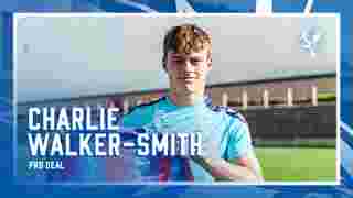 Charlie Walker-Smith signs his professional contract