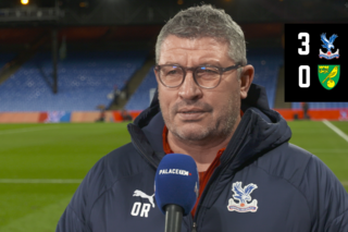 Osian Roberts gives his post-match thoughts to Palace TV