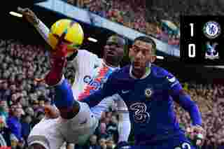 Match action: Chelsea 1-0 Crystal Palace