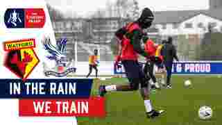 In the rain we train | Pre Watford