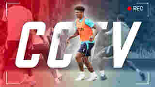 Chris Richards' first training session | CCTV