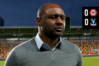 Patrick Vieira's thoughts on a point at Brentford