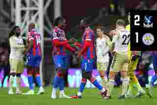 Match Action: Crystal Palace 2-1 Leicester City