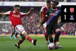 Match action: Arsenal 4-1 Crystal Palace