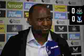 Vieira happy with a point at Newcastle