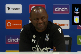 Patrick Vieira faces the media ahead of Aston Villa fixture