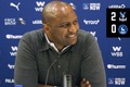 The manager takes questions from the media after FA Cup 4th Round victory