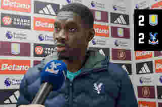 Sarr speaks on first premier league goal at Villa