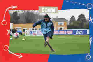 CCTV | The first team train in the rain