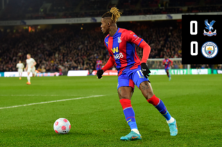 Match Action: Crystal Palace 0-0 Man City