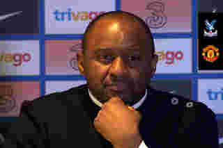 Patrick Vieira speaks to the press before facing Man Utd