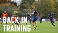 Back in Training