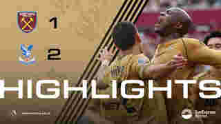 Match Action: West Ham 1-2 Crystal Palace