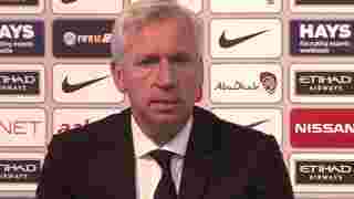 Alan Pardew Post Man City Press Conference