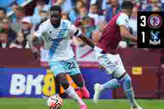 Match Action: Aston Villa 3-1 Crystal Palace