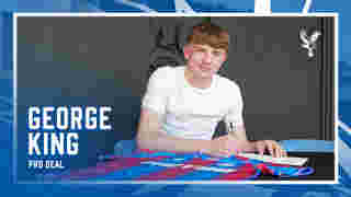 George King speaks after signing pro deal