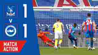Crystal Palace 1-1 Brighton | Match Action
