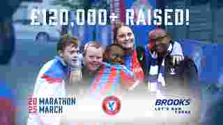 Palace fans raise over £120,000 in 2025 Marathon March - FULL HIGHLIGHTS