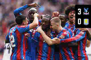 Match Action: Crystal Palace 3-0 Aston Villa | FA Cup Semi-Final