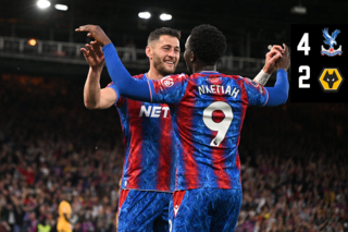 Match Action: Crystal Palace 4-2 Wolverhampton Wanderers