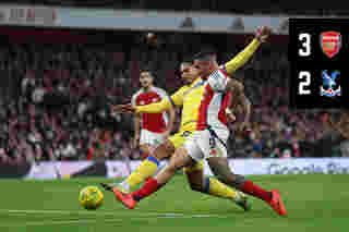 Match Action: Arsenal 3-2 Crystal Palace