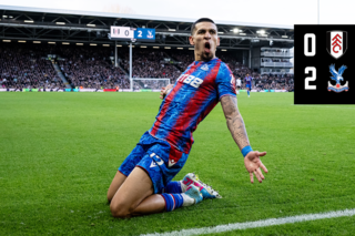 Match Action: Fulham 0-2 Crystal Palace