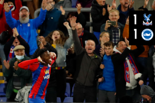 Match Action: Crystal Palace 1-1 Brighton