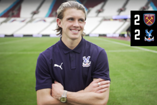 Gallagher after his goals against West Ham