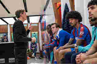 Glasner's dressing room speech