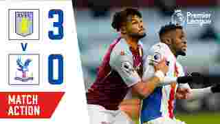 Aston Villa 3-0 Crystal Palace | Match Action