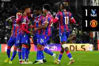Match Action: Crystal Palace 1-1 Manchester United